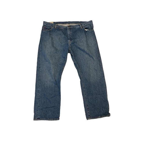 Mens POLO RALPH LAUREN Blue Denim Jeans Sz 46B X 30 Relaxed Straight - Picture 2 of 4